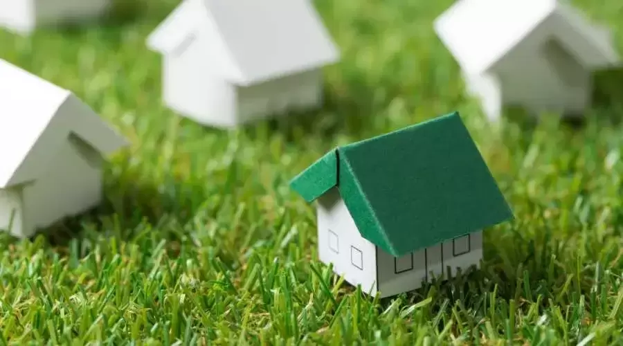 Green paper house
